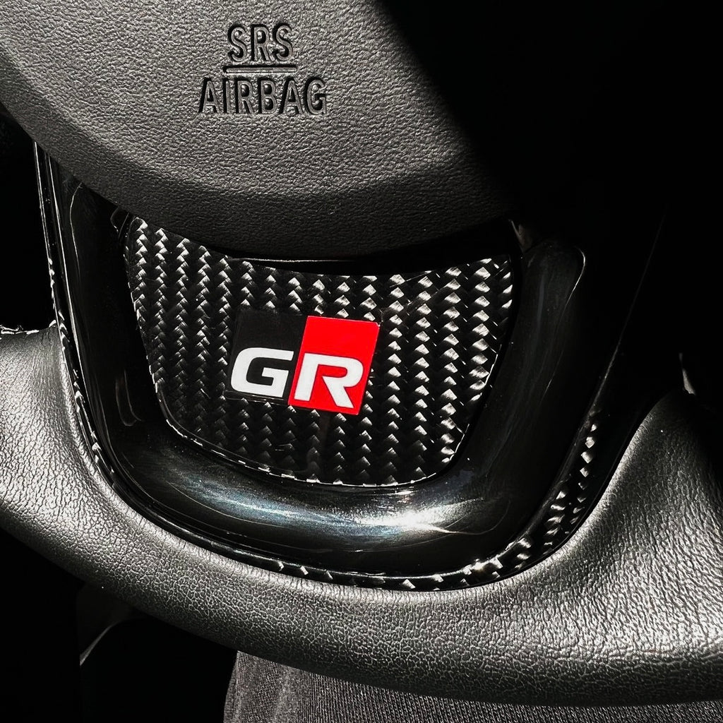 Carbon Steering Wheel Trim for GR Supra (A90/A91)